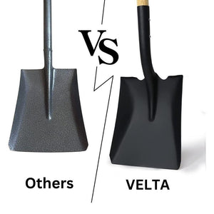 Melika Brands - Heavy-duty Square Shovel Digging Garden Spade- Black Default Title