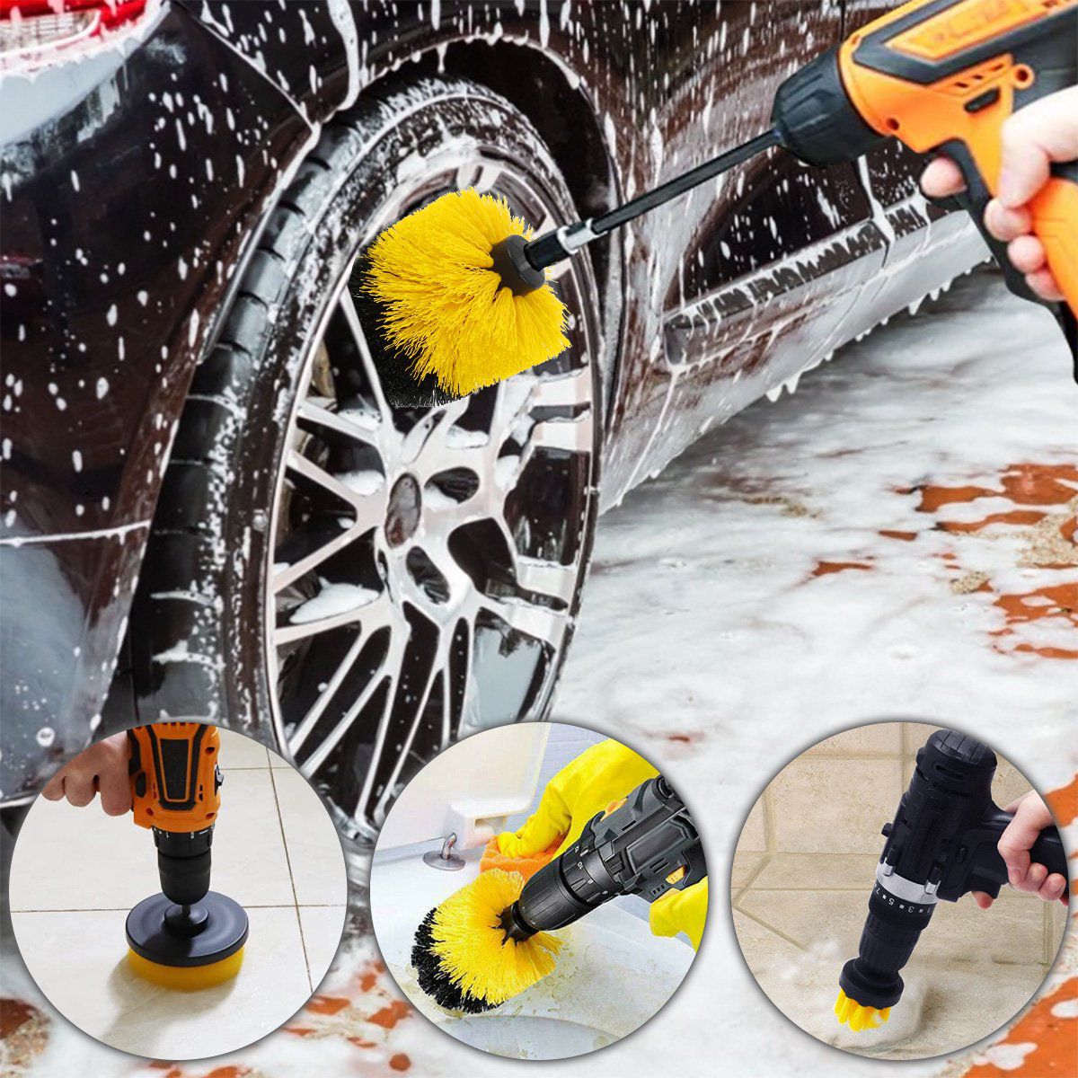 Drill online brush set