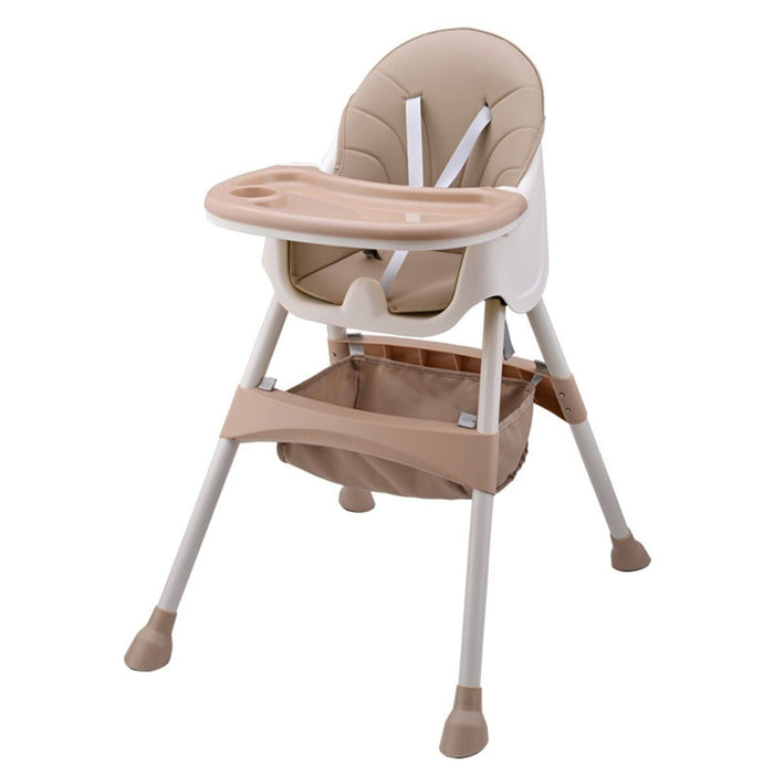 TotoBuds - Multifunctional Adjustable Baby Feeding High Chair - Brown