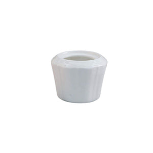 Pruchef - 200ml Porcelain White Sugar Pot with Lid - White