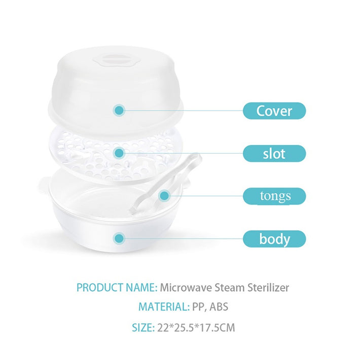 Toto Bubs - Microwave Bottle Sterilizer for Baby Bottles and Accessories