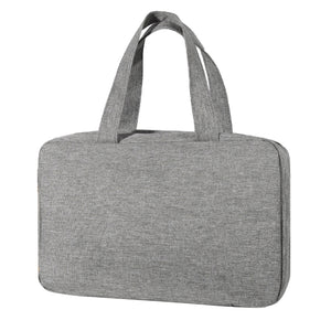 Pract Pack - Hanging Toiletry Travel Bag with Hook for Women and Men - Grey