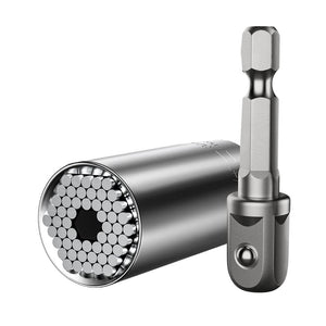 SuaTools - Universal Socket Tool Set (7mm-19mm) - Silver