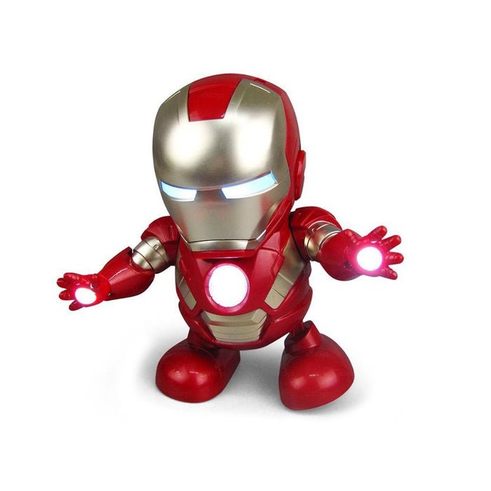 TugoPlay- Action Figure Mini Iron Man Dancing Robot - 12cm
