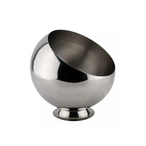 Pruchef- 201 Stainless Steel Large Salad Bowl with Stand 22cm - Silver