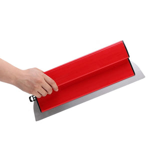 SuaTools - 60cm Durable Wall Carbon Steel Smoothing Knife Tool - Red