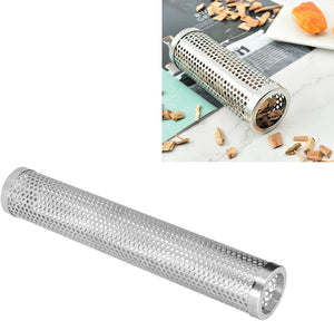Herqona- Perforated 304 Stainless Steel Smoker Tube with Density Diffusion Holes - 31x5 cm