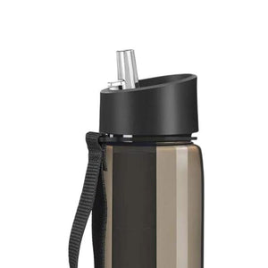 Herqona- Portable Water Filter Bottle with 4-Stage Filtration - Black
