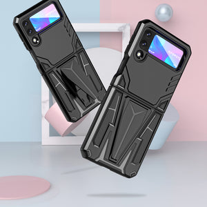 GajToys - Samsung Z Fold 3  Dual Layer Protective Phone Cover - Black