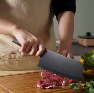 Pruchef- 5 Pcs Stainless Steel Chef Knife Set Kitchen Knives Set - Black