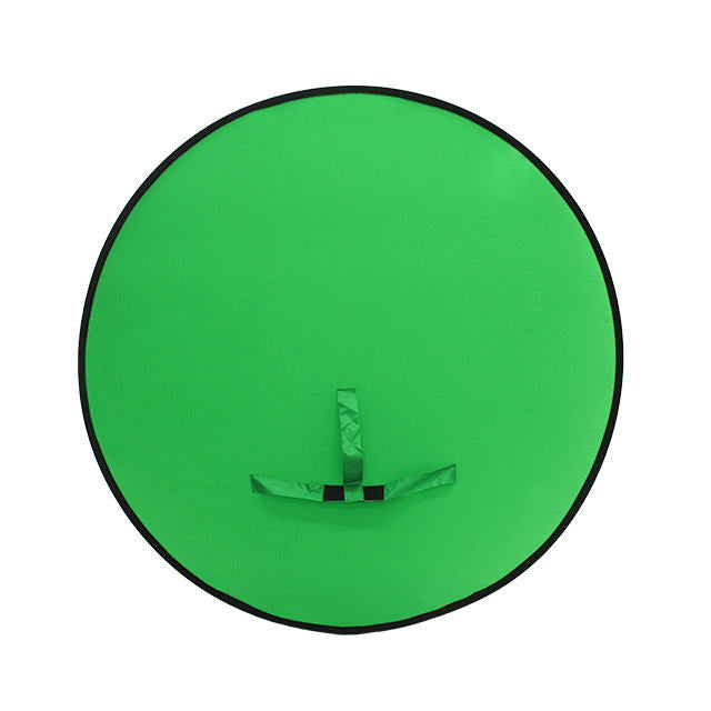 GajToys- 100cm Round Chromakey Green Screen Background and Bag - Green