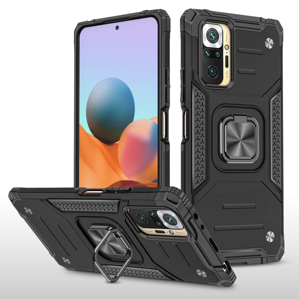 ALAMO Custodia Colorata Pendenza per Xiaomi Redmi Note 10 Pro, Traslucido TPU Silicone Custodia con Antiurto Bumper - Blu Viola ALAMO Custodia Colorata Pendenza per Xiaomi Redmi Note 10 Pro, Traslucido TPU Silicone Custodia con Antiurto Bumper - Blu Viola