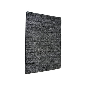 Pract Pack - Door Mat with Black Stitched Trimming - Black